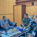 Bupati Kampar Silaturahmi ke Danpomdam XIX/TT, Perkuat Sinergitas Pemerintahan
