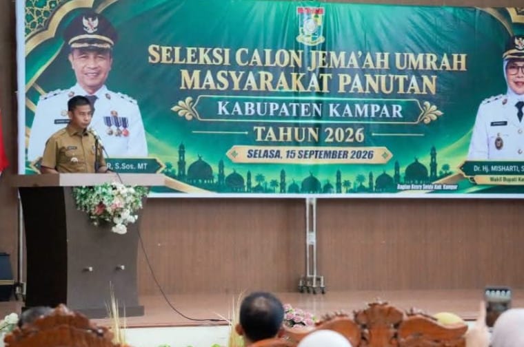 Seleksi Calon Jamaah Umrah Pemkab Kampar, Ahmad Yuzar: “Doakan Kampar Aman, Nyaman, Masyarakatnya Sejahtera dan Terhindar dari Bencana