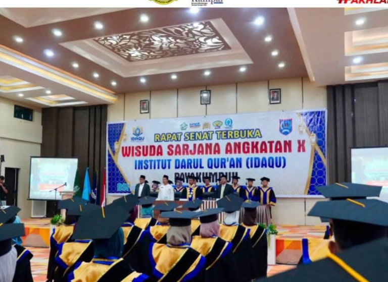 Wabup Misharti Hadiri Wisuda Sarjana Angkatan X IDAQU Payakumbuh