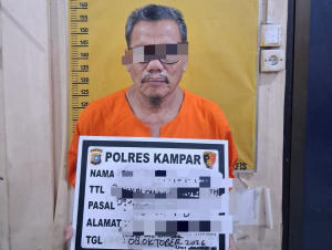 Polisi Tangkap Guru Ngaji, Diduga Cabuli 4 Anak Dibawah Umur Kampar Kiri Tengah