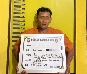 Edarkan Narkoba, Warga Desa Subarak Ditangkap Polisi